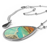 Dead Sea Image Oval Necklace