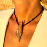 Earthy Style Map Necklace