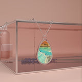 Dead Sea Image Oval Necklace